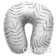 Travel Pillow Grey Tropical Memory Foam U Neck Pillow for Lightweight Support in Airplane Car Train Bus - B07V5Z3PPX
